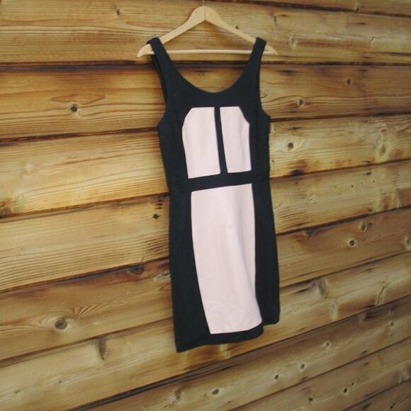 NWT Rebecca Minkoff Stella Leather Trim  Dress - Picture 5 of 10